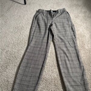 Men's Gray Plaid Pants